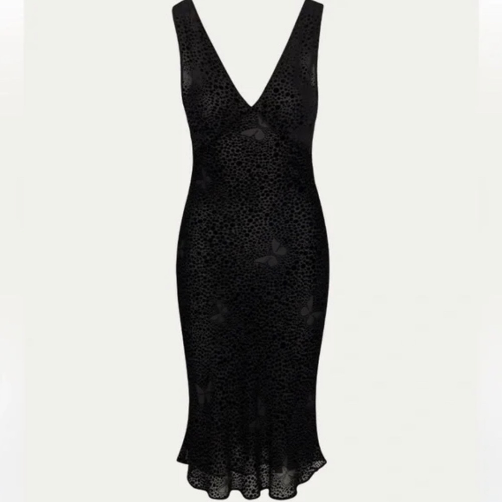 Realisation Par Black Midi Dress